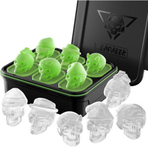 skull silicone moulds for ice cube making