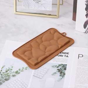 Mosaic silicone mould for chocolate bar making