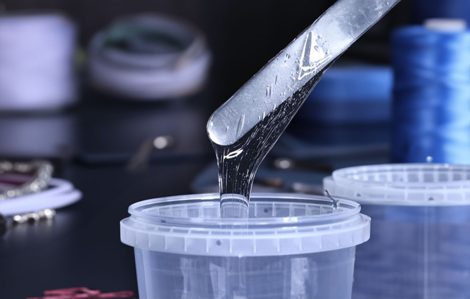 Low Viscosity Platinum Cure Silicone Rubber With Low Water