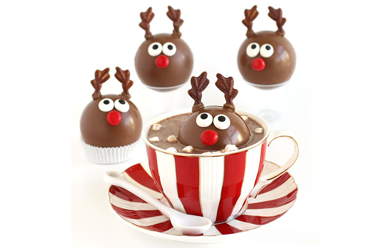 Reindeer Hot Chocolate Bombs